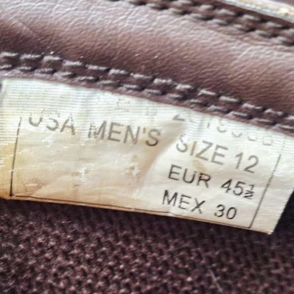 Brown Leather Pull-On Boots with Textured Upper - Picture 10 of 12